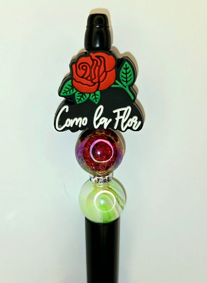 Tex-Mex singer Selena singer COMO LA FLOR Focal bead for beadable pens, keychains and crafts (Copy)