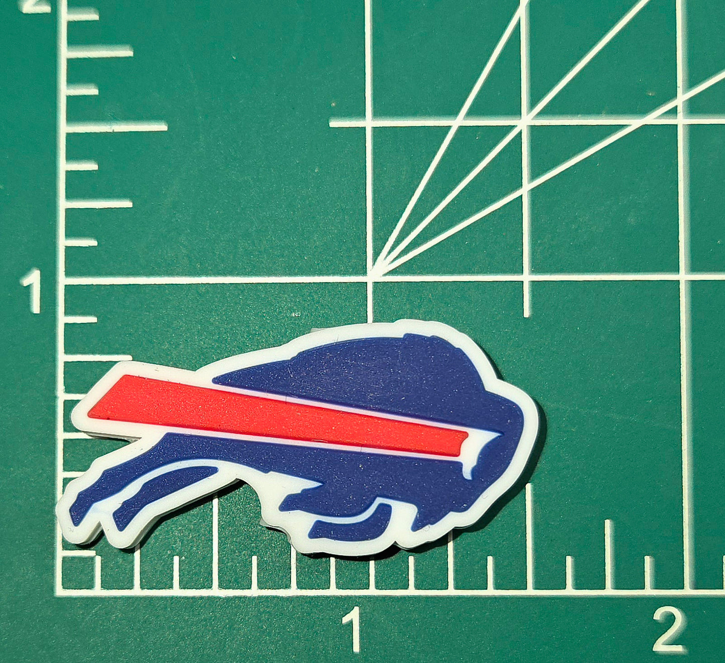 NY Buffalo Bills Football Focal bead for beadable pens, keychains cute sarcastic