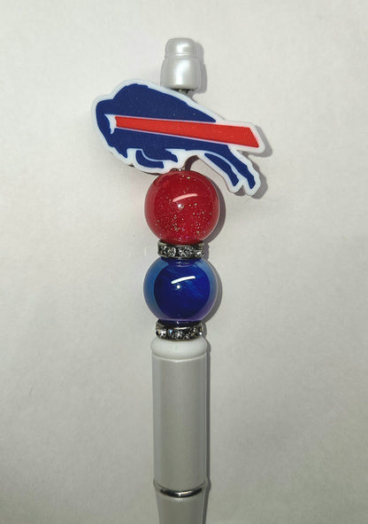 NY Buffalo Bills Football Focal bead for beadable pens, keychains cute sarcastic