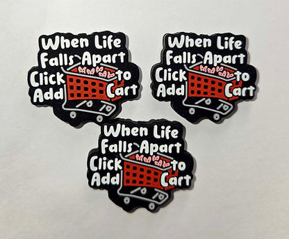 When Life Falls apart click Add to cart Focal bead for beadable pens, keychains cute sarcastic