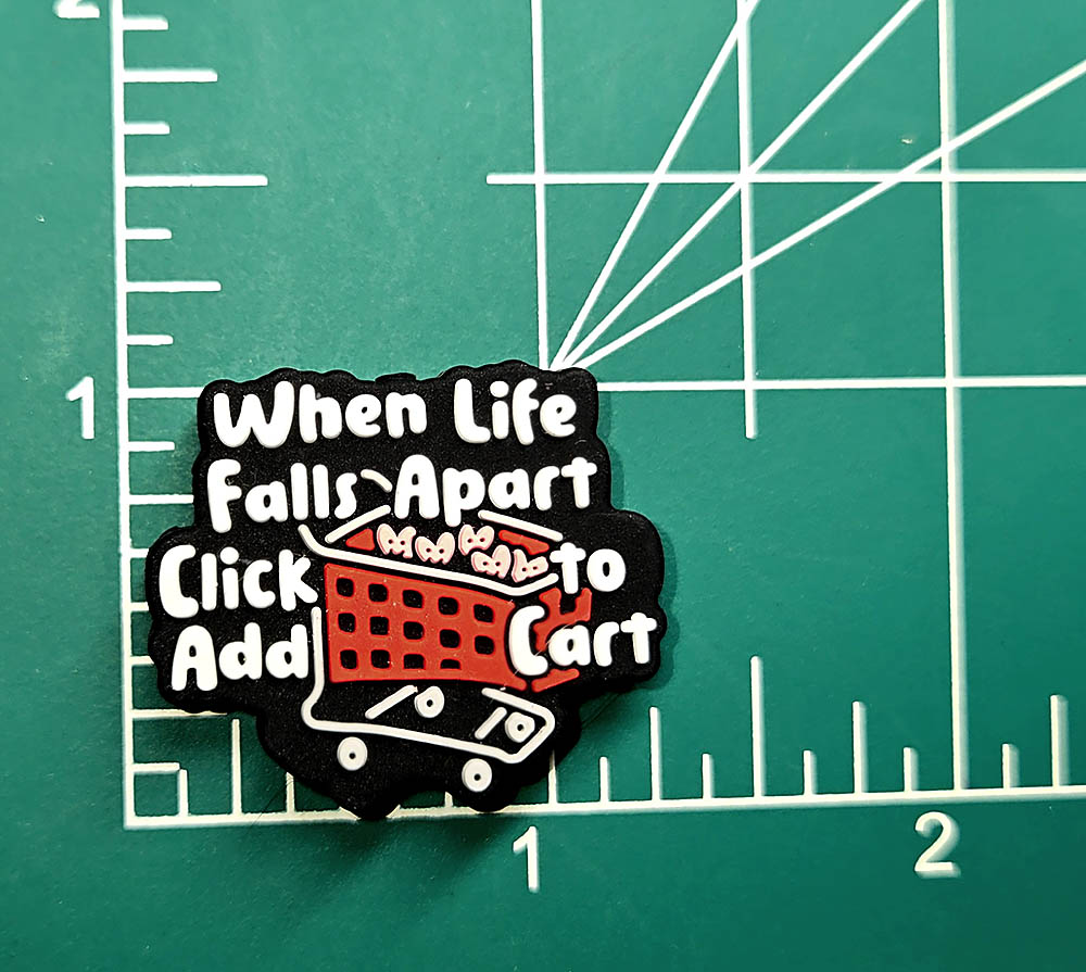 When Life Falls apart click Add to cart Focal bead for beadable pens, keychains cute sarcastic