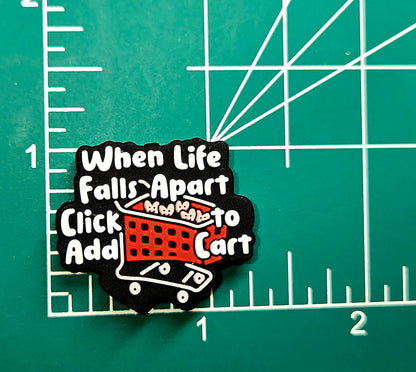 When Life Falls apart click Add to cart Focal bead for beadable pens, keychains cute sarcastic