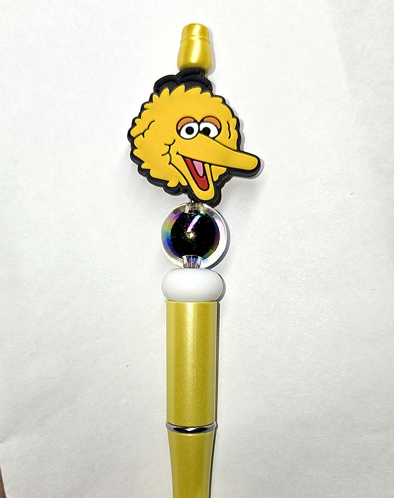 ONE Big Yellow Bird  Focal bead for beadable pens, keychains Cartoons