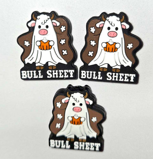 Halloween Bull Sheet Cow ghost Focal bead for beadable pens, keychains and crafts