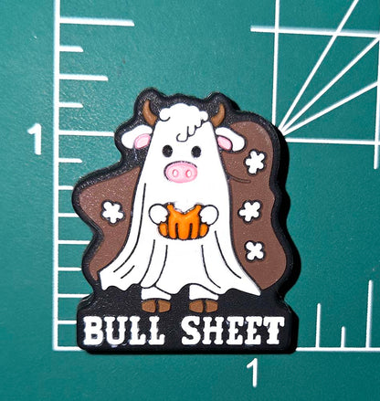 Halloween Bull Sheet Cow ghost Focal bead for beadable pens, keychains and crafts