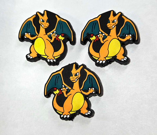 ONE Poke Charizard Focal bead for beadable pens, keychains Cartoons Retro dragon