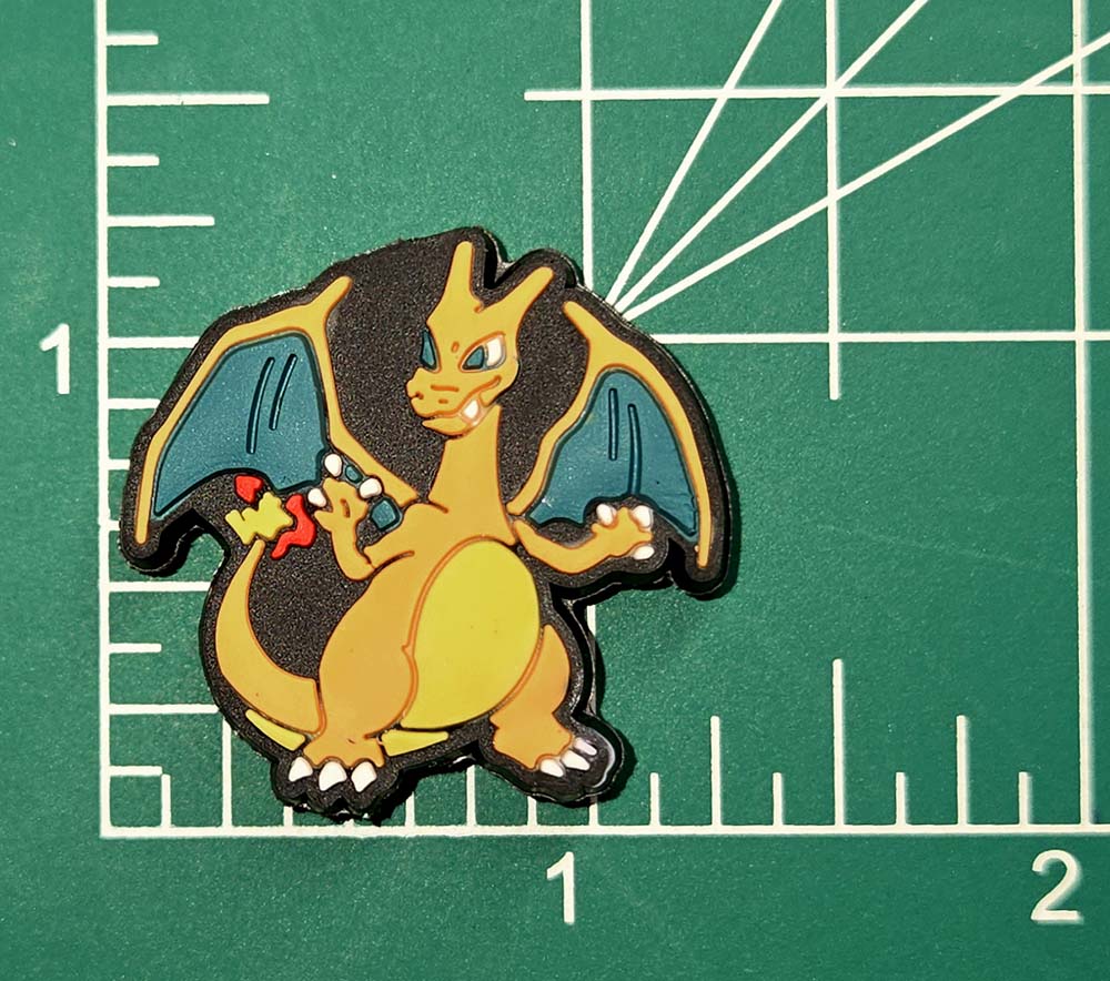 ONE Poke Charizard Focal bead for beadable pens, keychains Cartoons Retro dragon