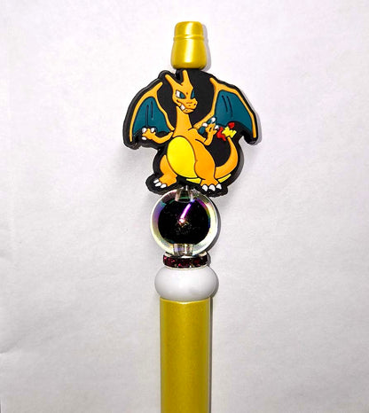 ONE Poke Charizard Focal bead for beadable pens, keychains Cartoons Retro dragon