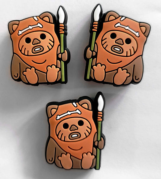 Wars of the Stars Ewok Focal Bead for beadable pens, keychains and crafts