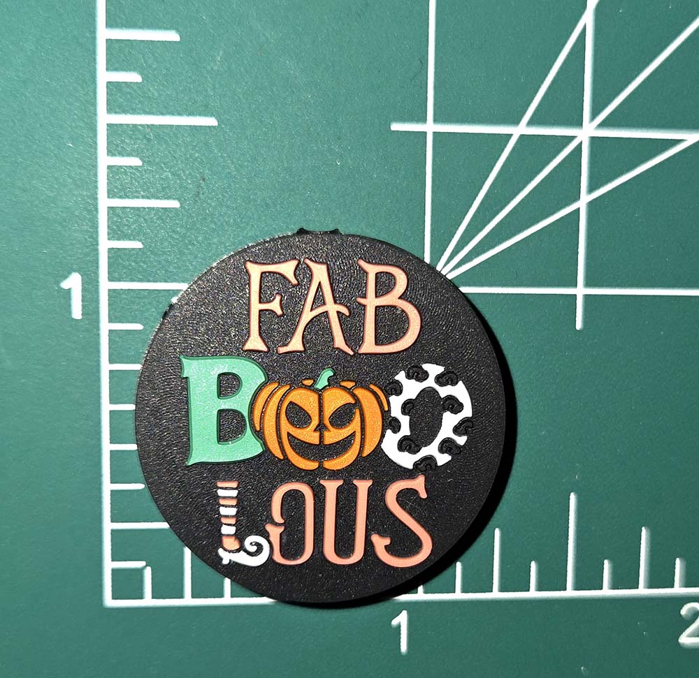 Halloween Fab Boo Lous Focal bead for beadable pens, keychains and crafts