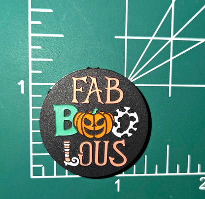 Halloween Fab Boo Lous Focal bead for beadable pens, keychains and crafts