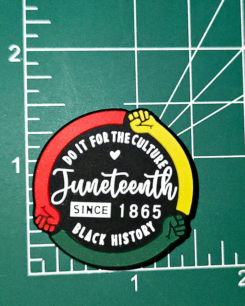 Junteenth Black History Culture Focal bead for beadable pens, keychains and crafts