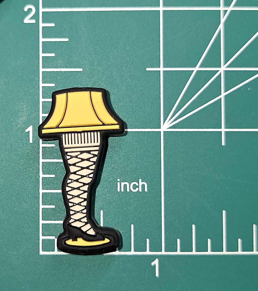 Christmas Movie Leg Lamp Focal bead for beadable pens, keychains Funny comedy