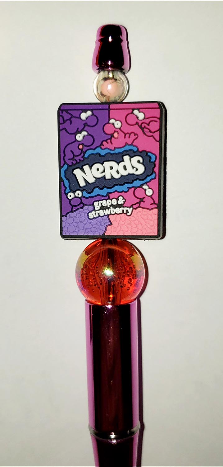 Foodie candy collection NERDS Focal bead for beadable pens, keychains and crafts