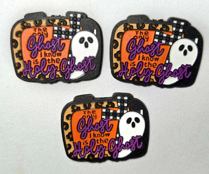 Only Ghost is Holy Ghost Anti-Halloween Focal bead for beadable pens, keychains and crafts