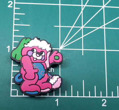 80's retro Cartoon Popples Focal bead for beadable pens, keychains and crafts