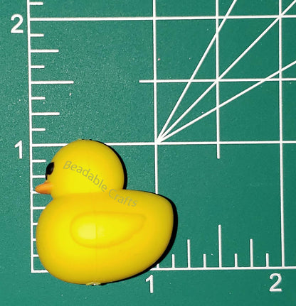 Rubber Duck bath toy Focal bead for beadable pens, keychains or crafts