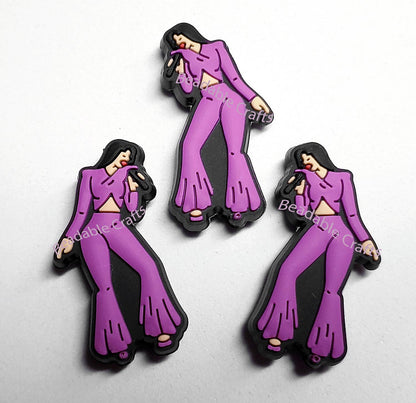 Tex-Mex singer Selena singer Focal bead for beadable pens, keychains and crafts