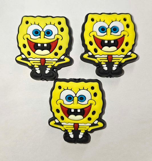 ONE Yellow Sponge Focal bead for beadable pens, keychains Cartoons