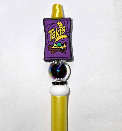 ONE Takis chips snack Focal bead for beadable pens, keychains Food