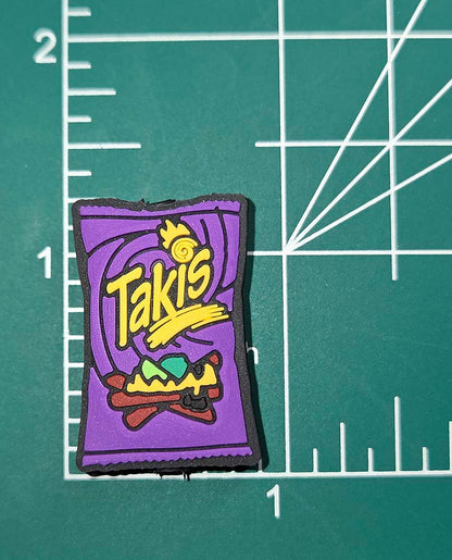 ONE Takis chips snack Focal bead for beadable pens, keychains Food