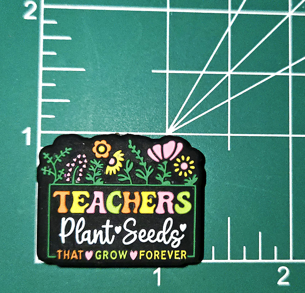 Teachers Plant Seeds school Focal bead for beadable pens, keychains and crafts