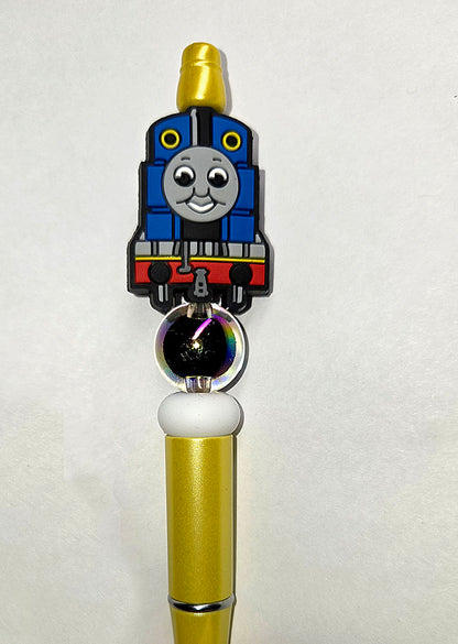 ONE Thomas the Tank train Focal bead for beadable pens, keychains Cartoon retro